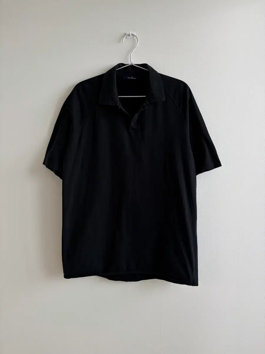 Ermenegildo Zegna(エルメネジルド ゼニア) ブラック 半袖 シャツ
