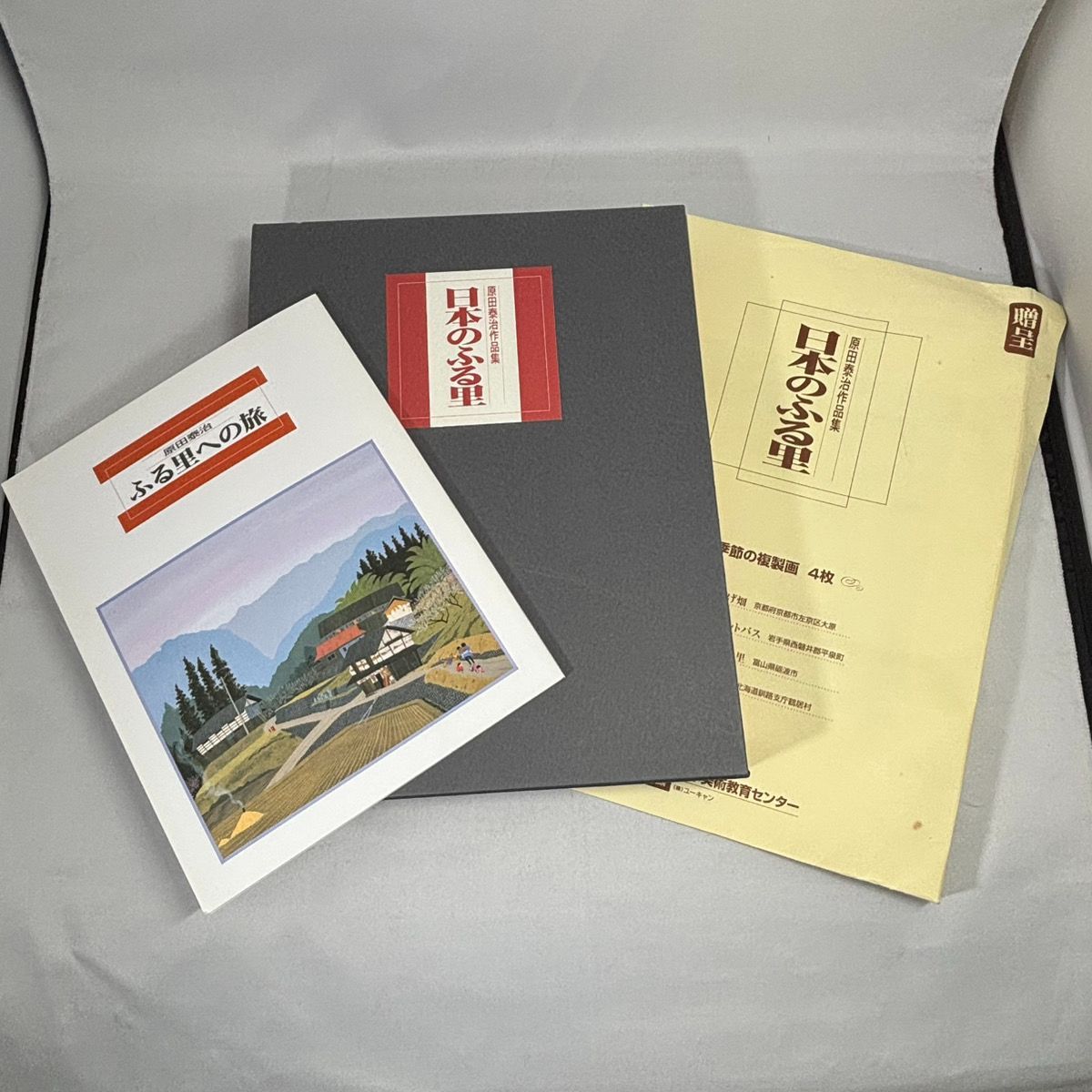 ふるさと日本百景 BOX 原田泰治ART 東日本編、西日本編　全2巻 原田泰治作品集「日本のふる里」 (講談社ART |本 泰治 原田 | BOX) アート・デザイン・音楽