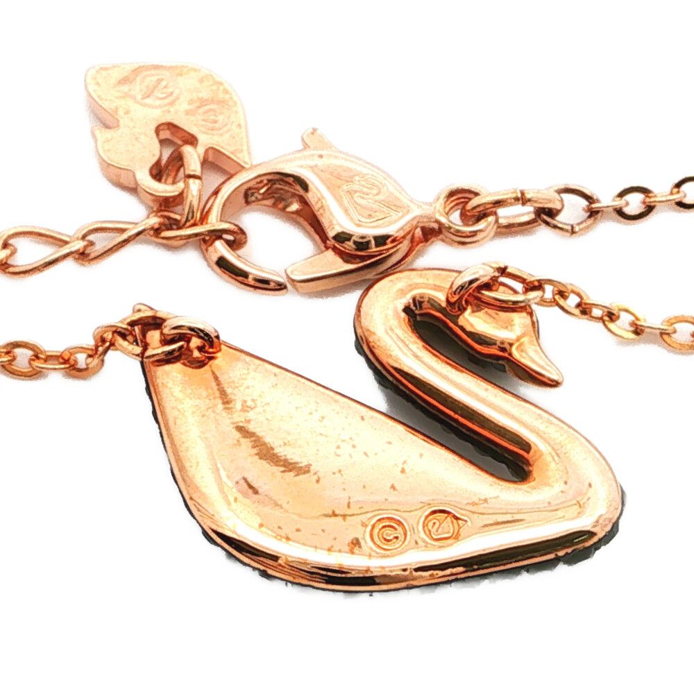 SWAROVSKI スワロフスキー ブラックスワン ネックレス ペンダント 合