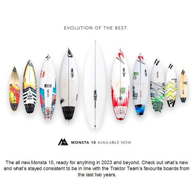 中古】JSサーフボード モンスタ 10 モデル 5'11