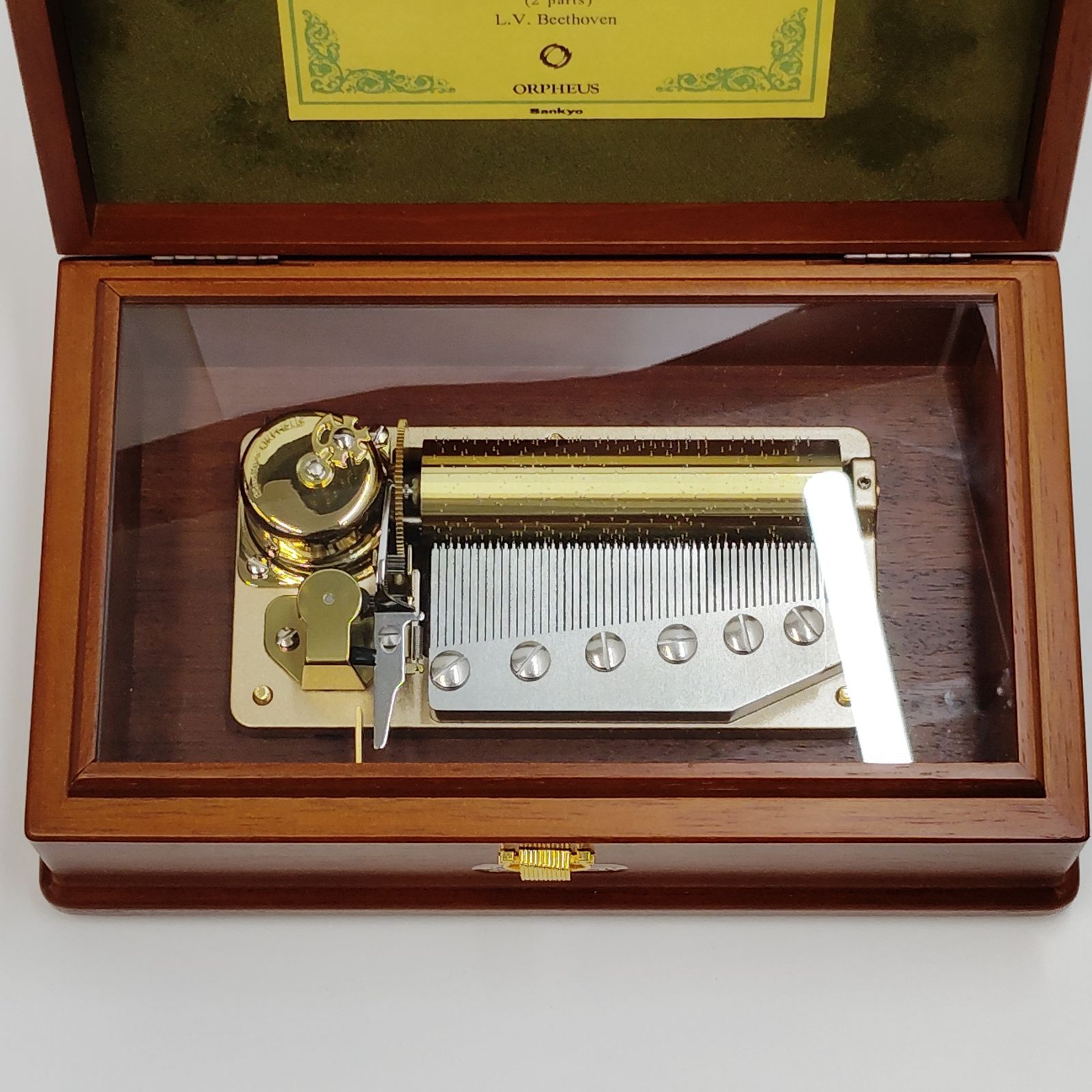 F260309-10】 SANKYO オルゴール ORPHEUS エリーゼのために 50弁 新品