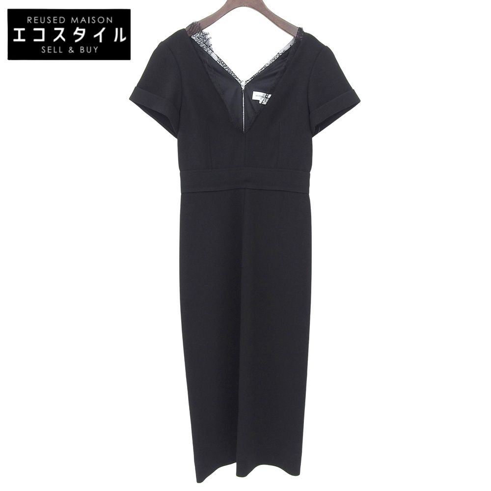 Victoria Beckham　ヴィクトリアベッカム　美品 レース ワンピース レディース ブラック 黒 36　36