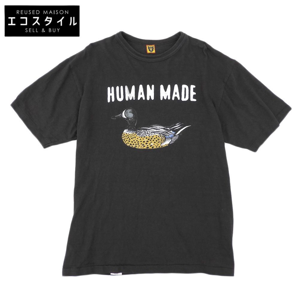HUMAN MADE　ヒューマンメイド　DUCK TEE コットン Tシャツ トップス メンズ ブラック XL　XL