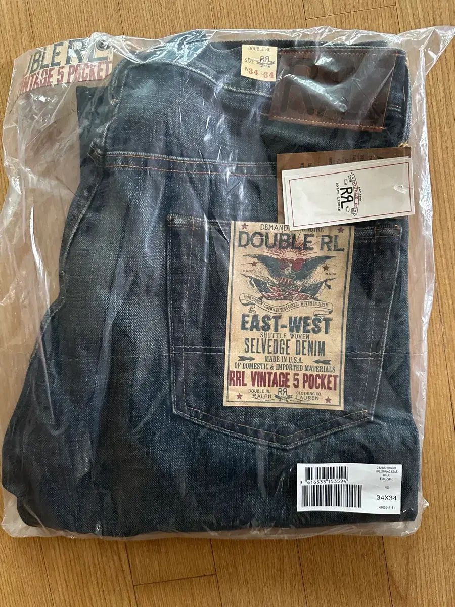 (未開封) RRL ヴィンス Vince 34X34