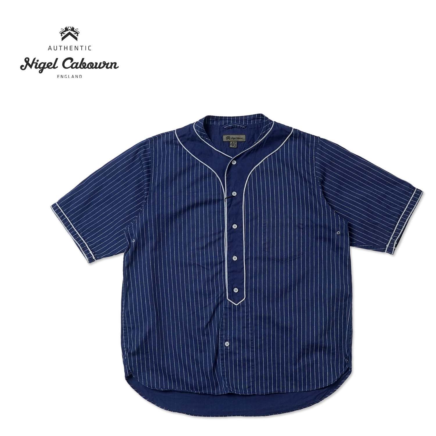 Nigel Cabourn ナイジェルケーボン 半袖ベースボールシャツ 