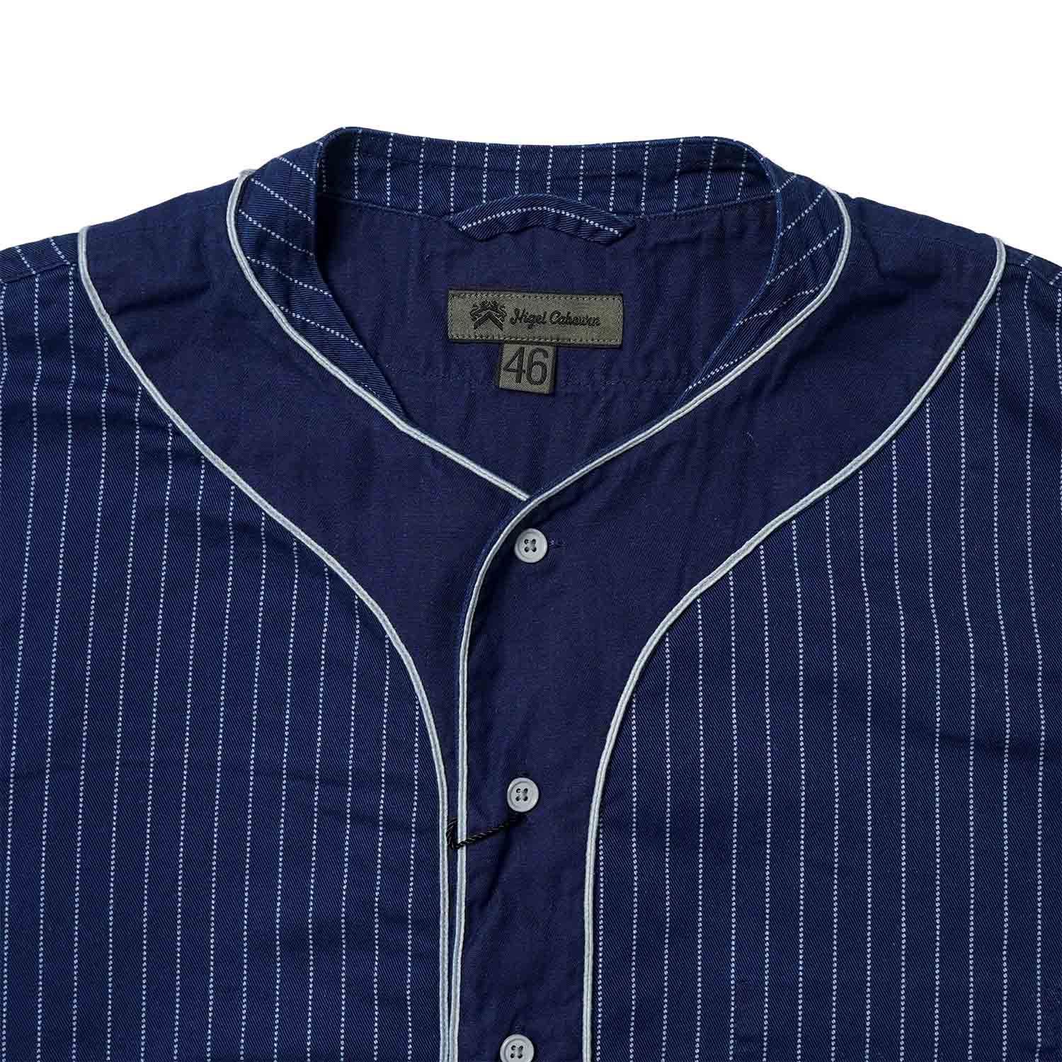 Nigel Cabourn ナイジェルケーボン 半袖ベースボールシャツ 