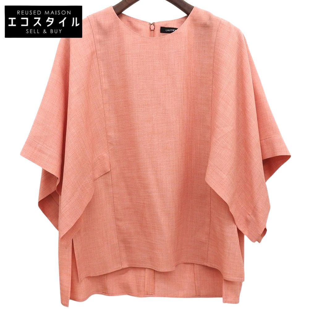 LAUTREAMONT　ロートレアモン　美品 ハンカチーフスリーブブラウス トップス レディース ピンク 38 3113-52274　38 9,822円