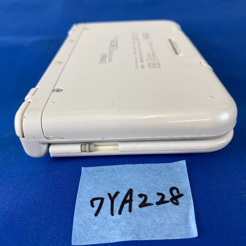◇ワYA228【上下IPS液晶】Newニンテンドー3DSLL パールホワイト 本体 タッチペン 充電ACアダプター セット 希少品 IPSパネル 任天堂 Nintendo 3DS 3DSLL NEW3DS 携帯型ゲーム機 ホワイト 白 第7世代