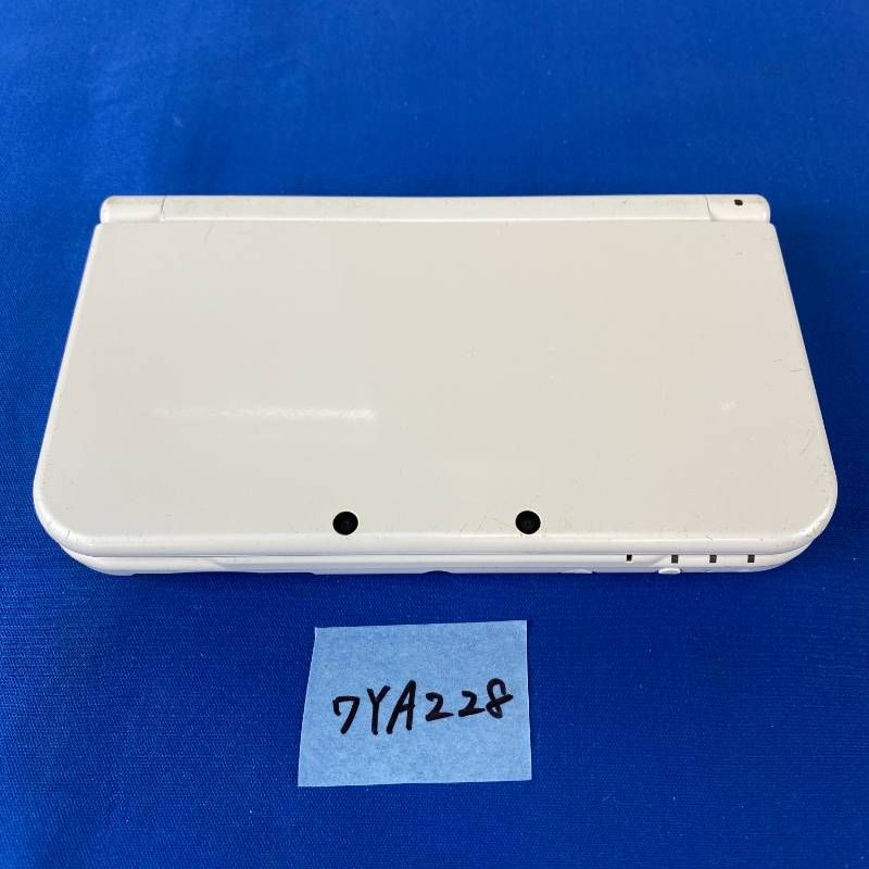 ◇ワYA228【上下IPS液晶】Newニンテンドー3DSLL パールホワイト 本体 タッチペン 充電ACアダプター セット 希少品 IPSパネル 任天堂 Nintendo 3DS 3DSLL NEW3DS 携帯型ゲーム機 ホワイト 白 第7世代