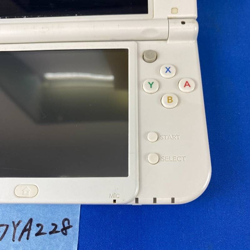 ◇ワYA228【上下IPS液晶】Newニンテンドー3DSLL パールホワイト 本体 タッチペン 充電ACアダプター セット 希少品 IPSパネル 任天堂 Nintendo 3DS 3DSLL NEW3DS 携帯型ゲーム機 ホワイト 白 第7世代
