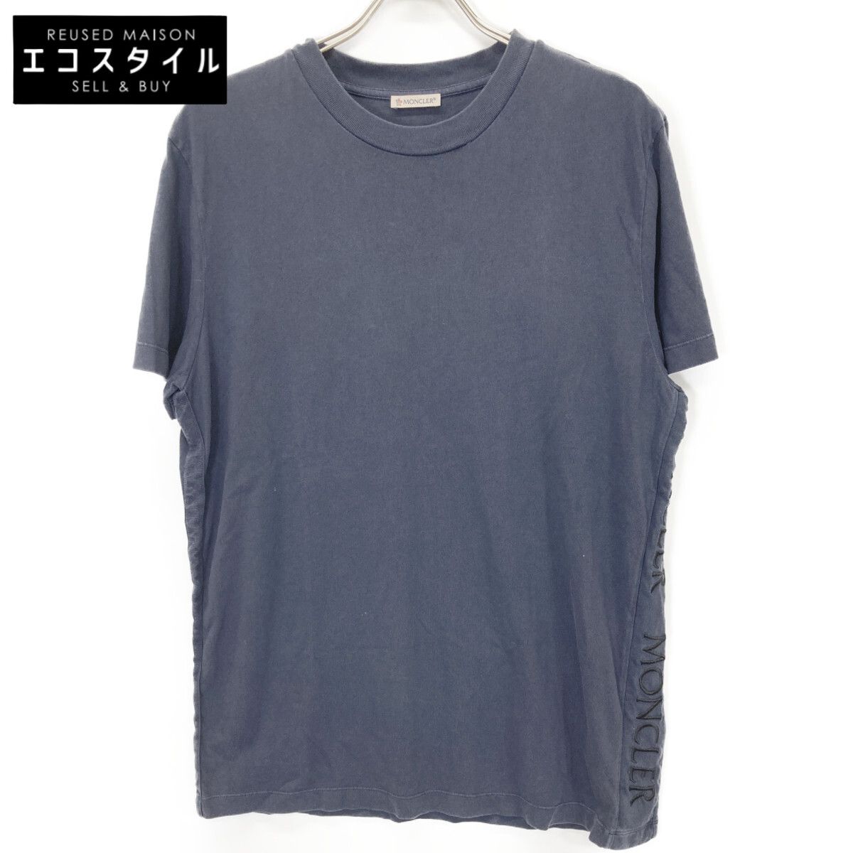 MONCLER　モンクレール　ネイビー ロゴTシャツ　L