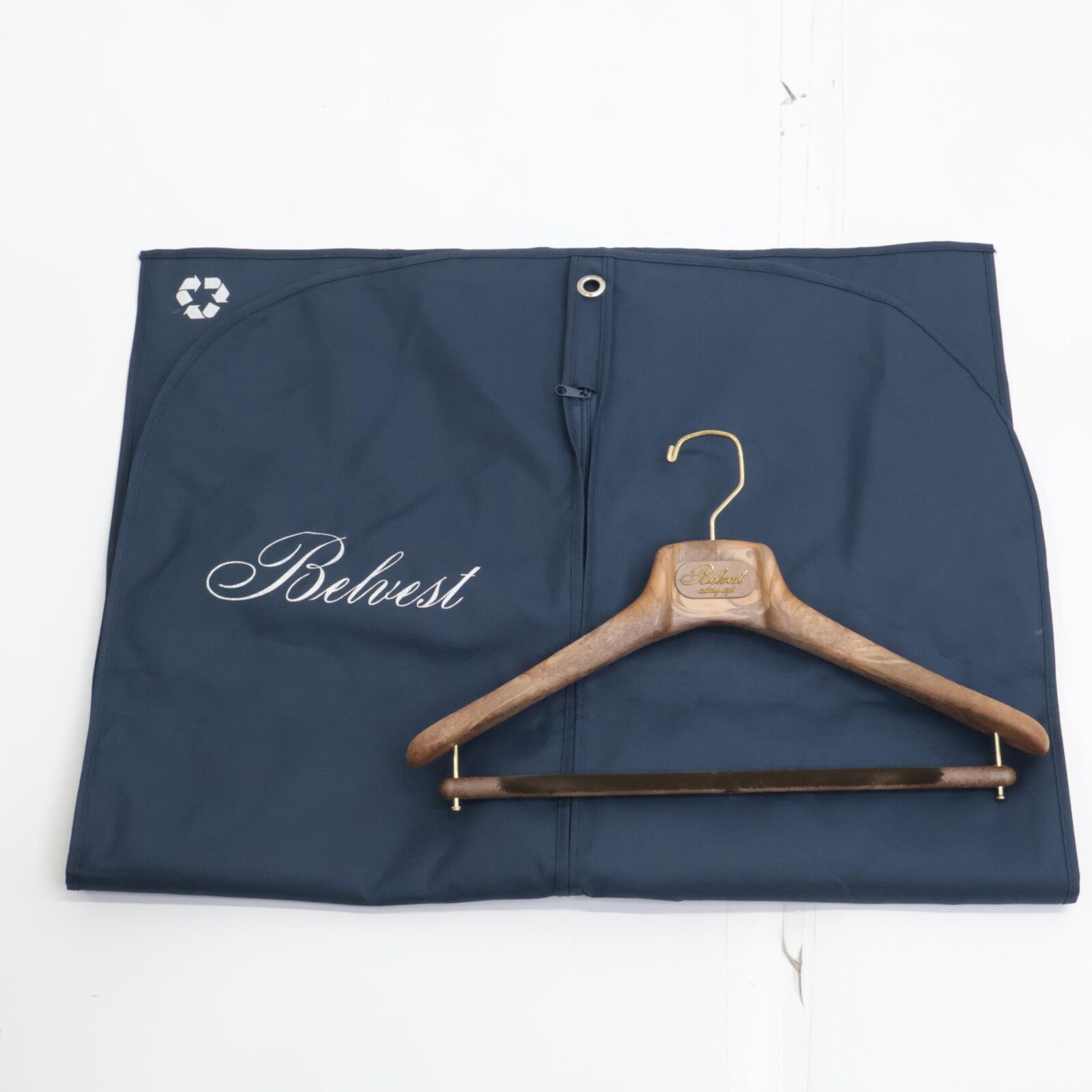 Belvest ベルベスト G10647 ブルー×ブラウン ウール チェック JACKET