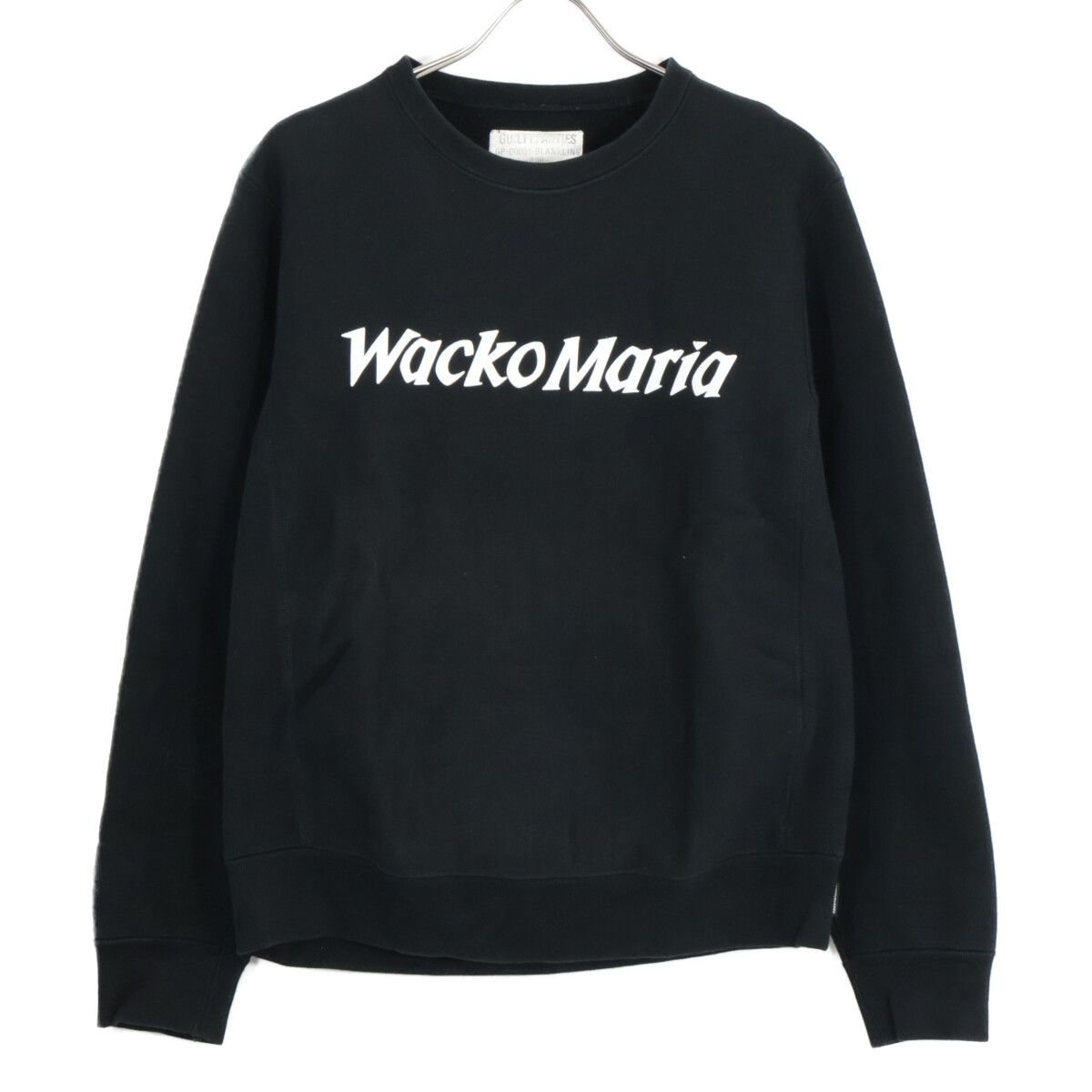 WACKO MARIA ワコマリア ブラック HEAVY WEIGHT CREW NECK SWEAT SHIRT 