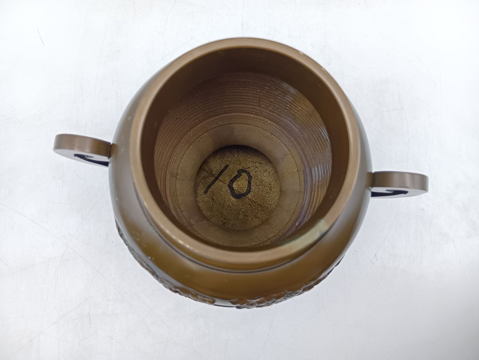 薄端 銅製花器 華道具 いけばな インテリア小物 薄端 銅製 花器 いけばな_Y9645