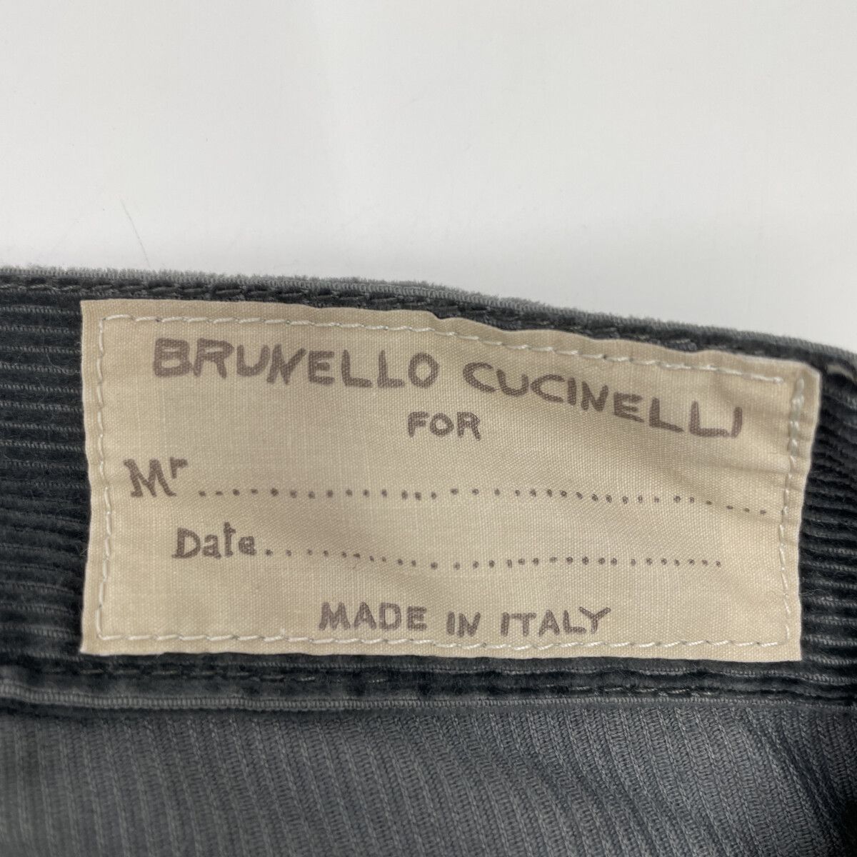 BRUNELLO CUCINELLI ブルネロクチネリ グレー コットン×カシミヤ