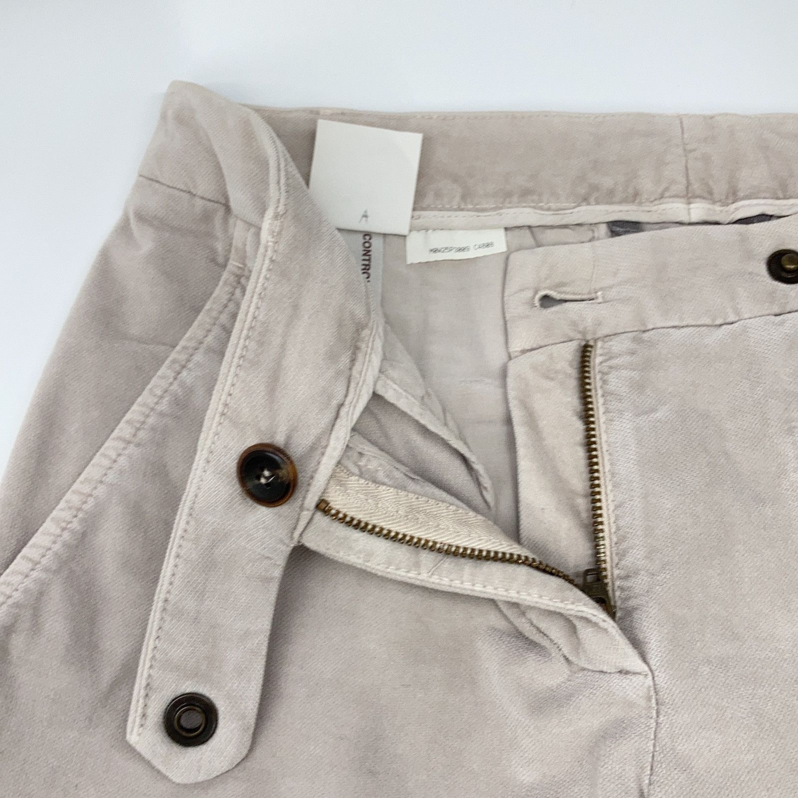 BRUNELLO CUCINELLI ブルネロクチネリ グレー コットンパンツ 38