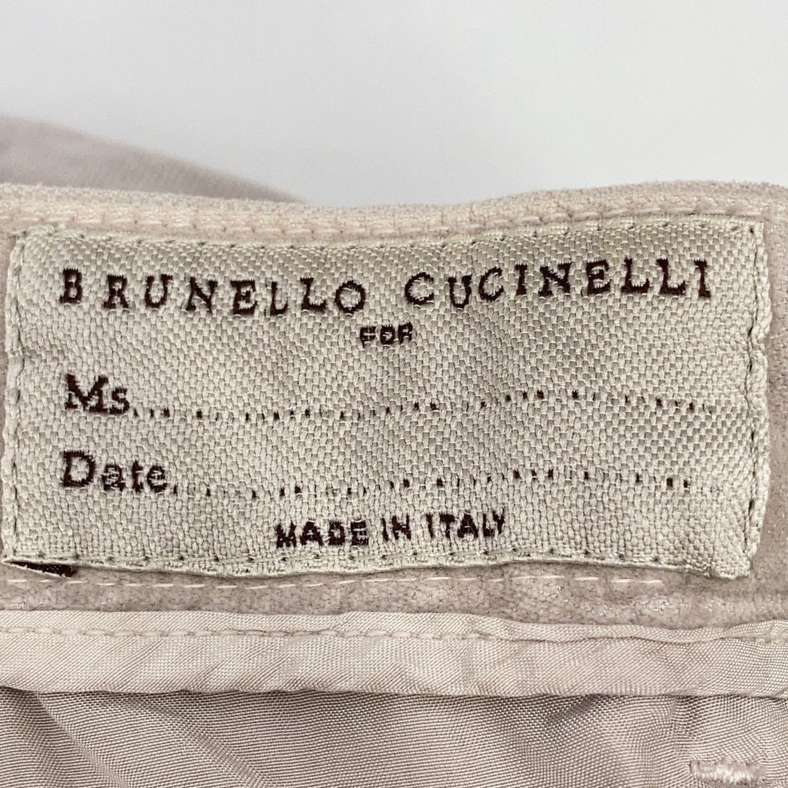 BRUNELLO CUCINELLI ブルネロクチネリ グレー コットンパンツ 38