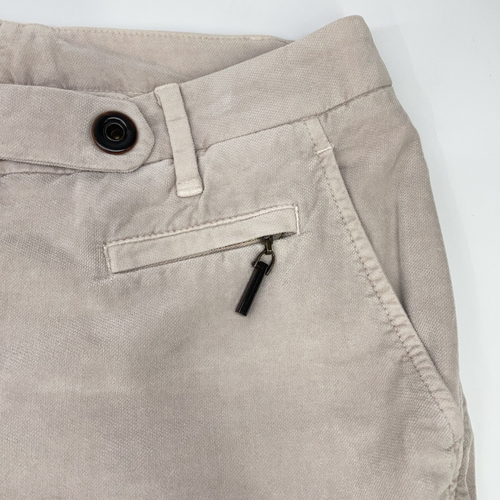 BRUNELLO CUCINELLI ブルネロクチネリ グレー コットンパンツ 38