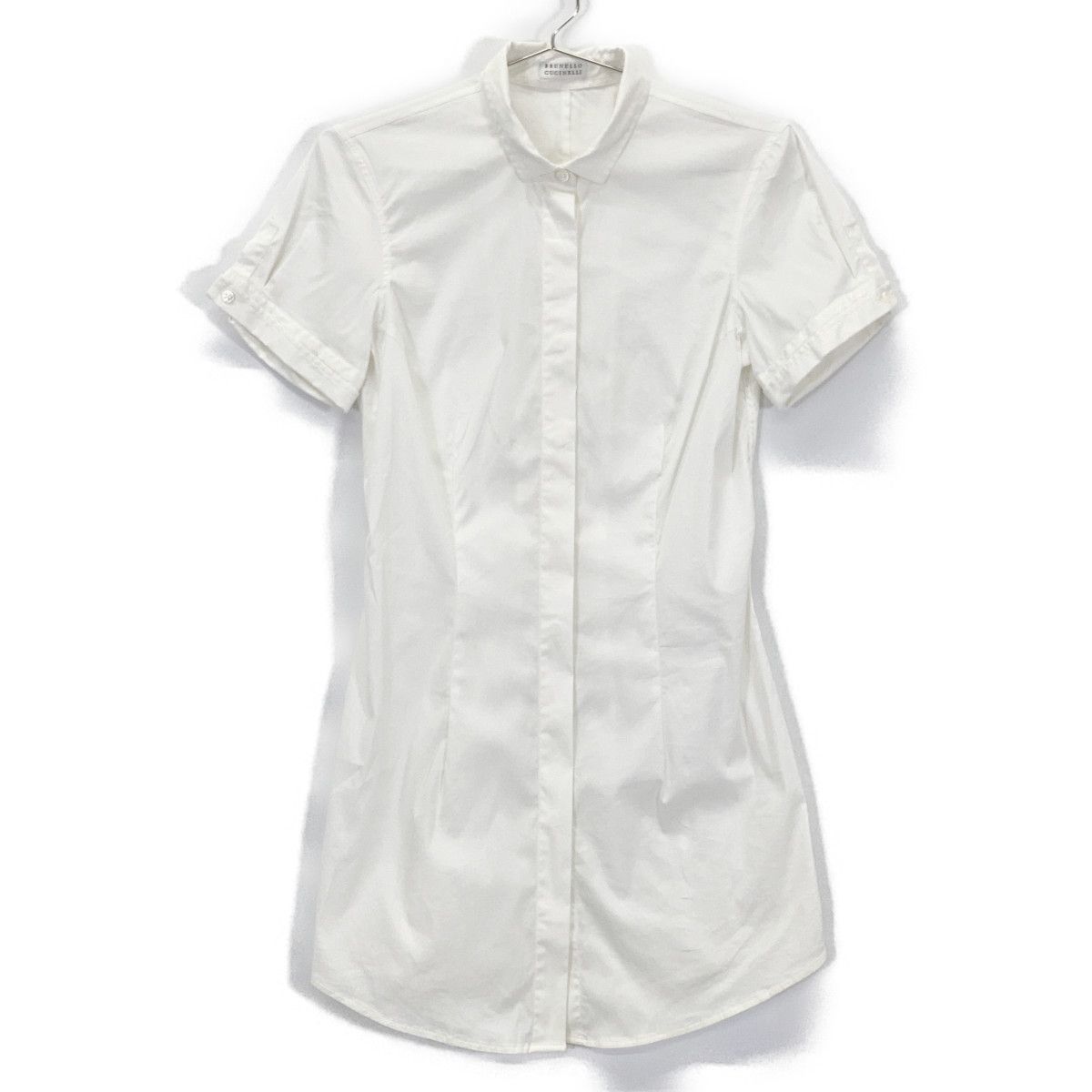 BRUNELLO CUCINELLI ブルネロクチネリ ホワイト シャツブラウス XS