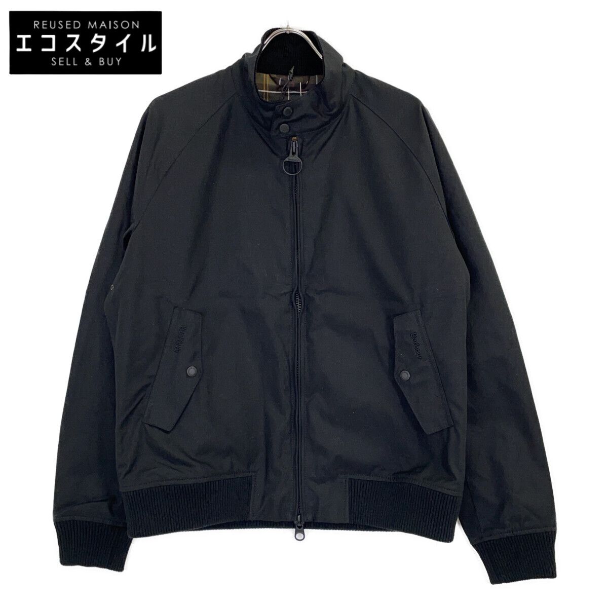 Barbour　バブアー　×BARACUTA ブラック 252MWX2232 Porton ワックス ジャケット　L