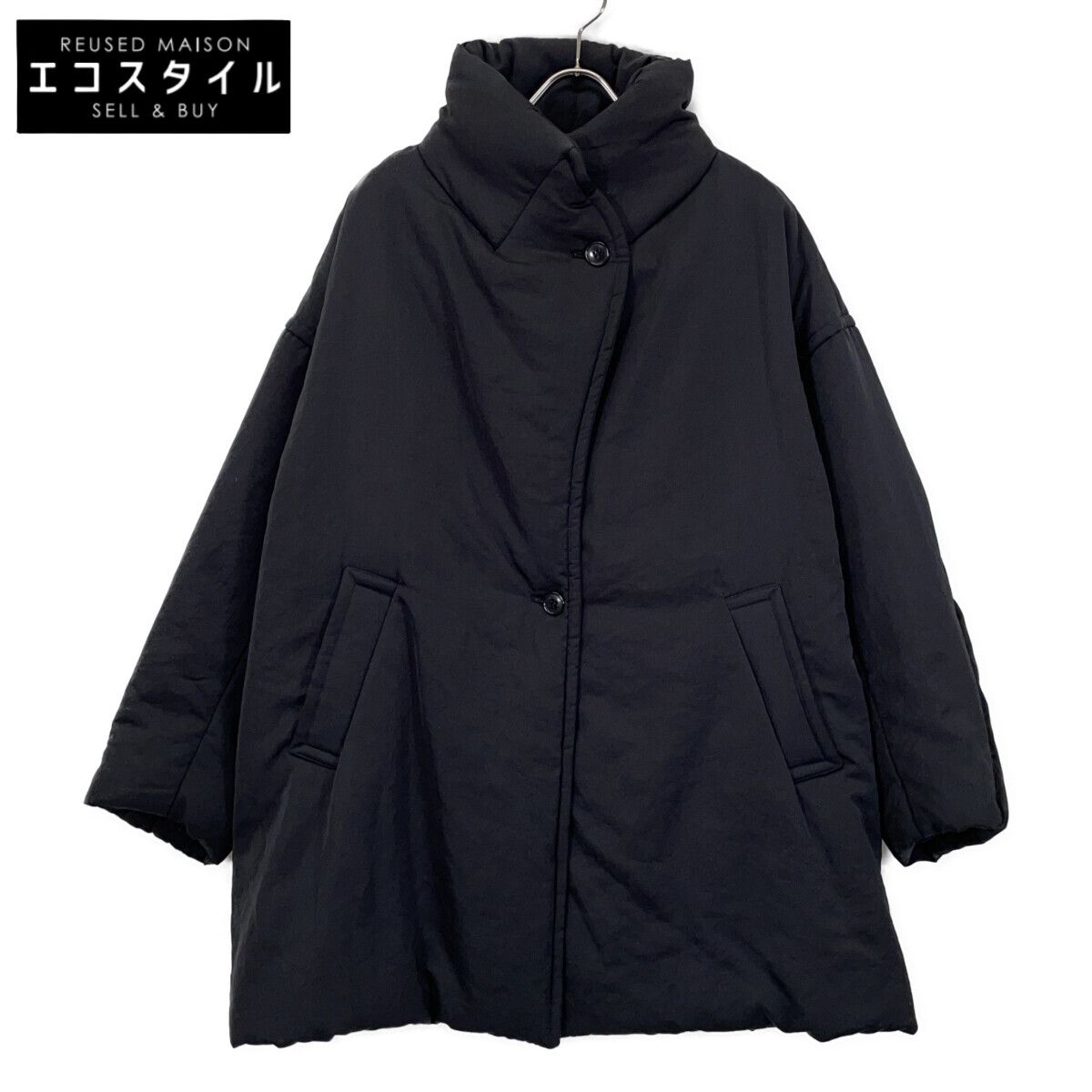 louren　ローレン　lo233-05 ブラック volume batting coat/ボリュームバッティングコート　F