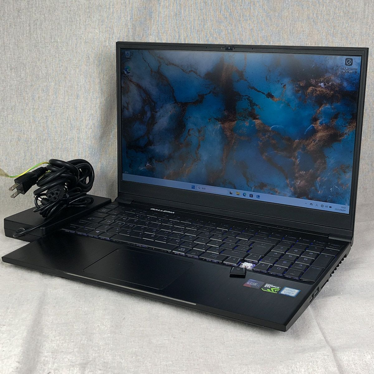 ◆ジャンク品◆ゲーミングPC GALLERIA ガレリア GCF1050TGF-E【i5-8300H・GTX1050Ti・メモリ16GB・SSD512GB】★キー外れ/gb-junk-261033（039573）