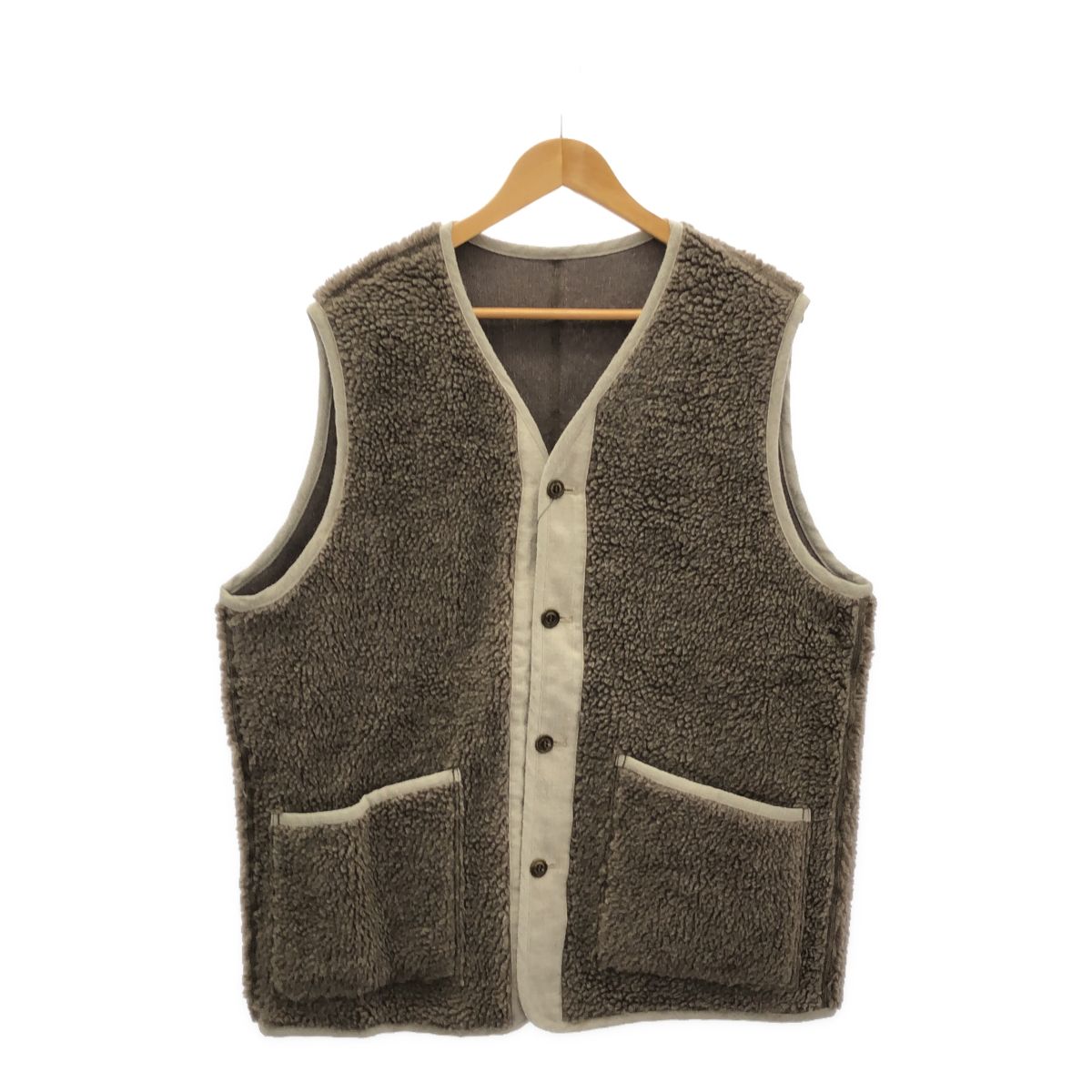 nest robe CONFECT ネストローブ コンフェクト サイズ4 24AW ウールコットンパイルベスト 02243-0007 定価29,700円