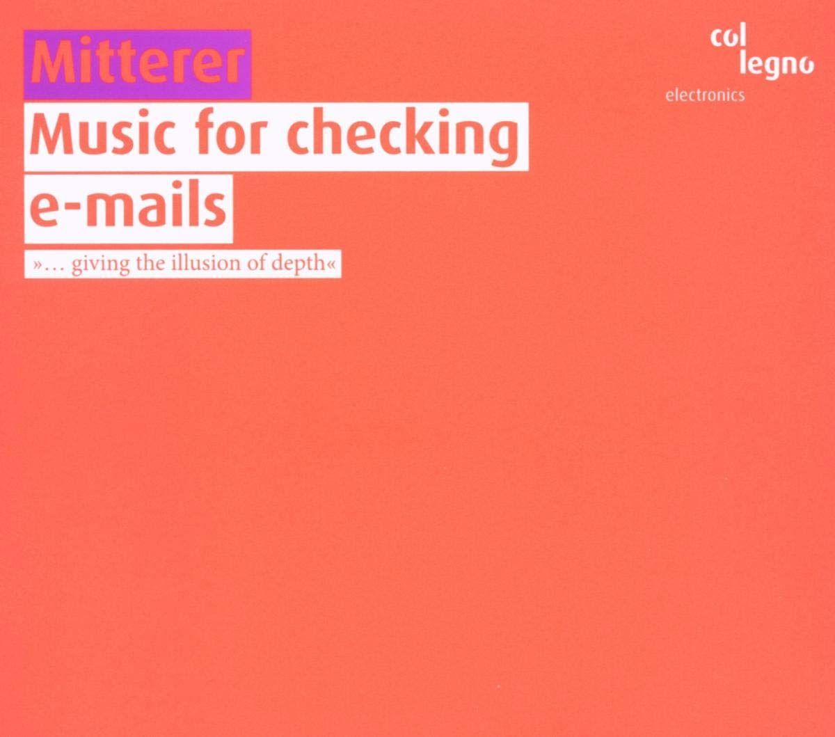 【CD】Music for Checking E-Mails (Dig)