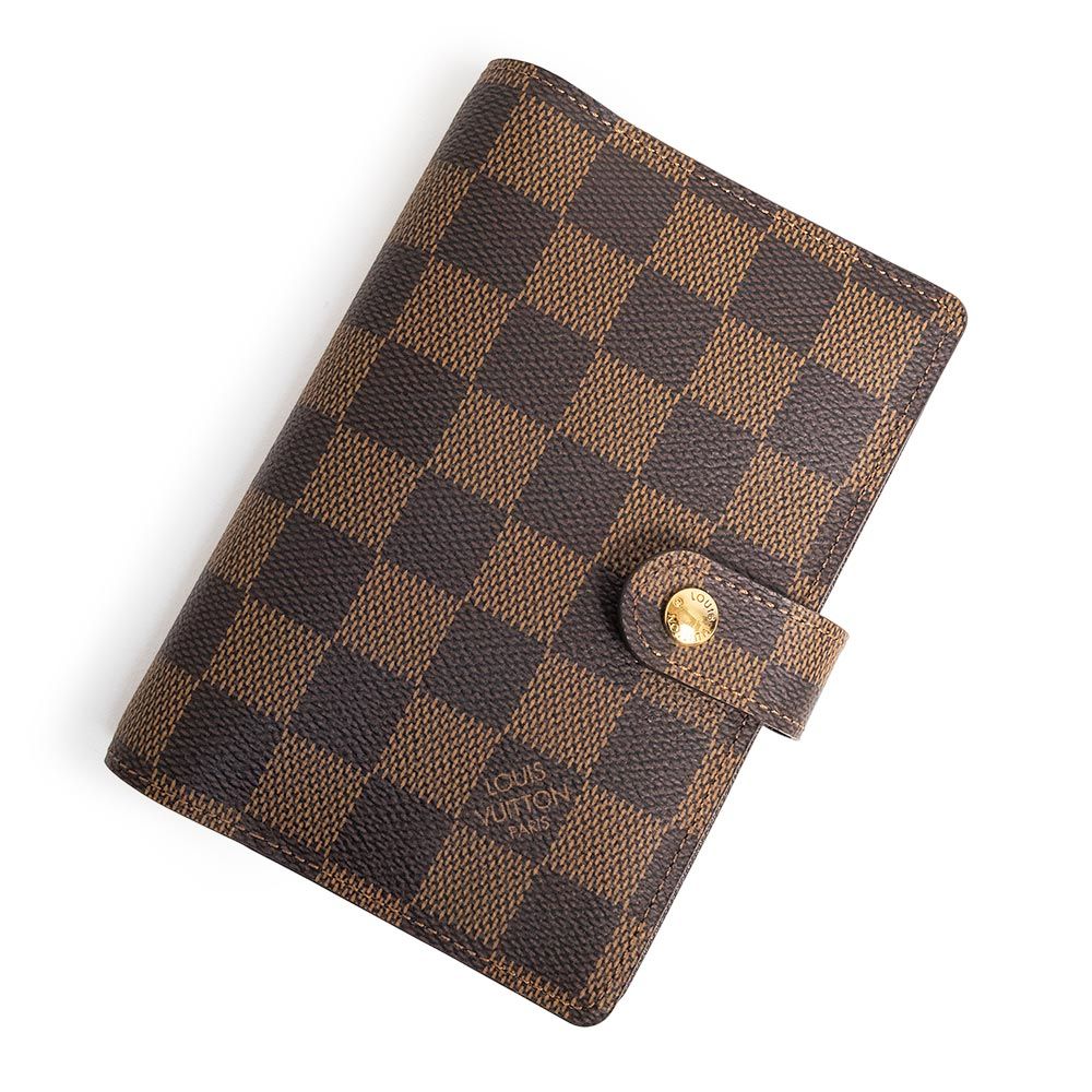 ルイ ヴィトン R20700 アジェンダ PM ダミエ ブラウン 手帳カバー 6穴式 ゴールド金具 箱付 LOUIS VUITTON（未使用　展示品）