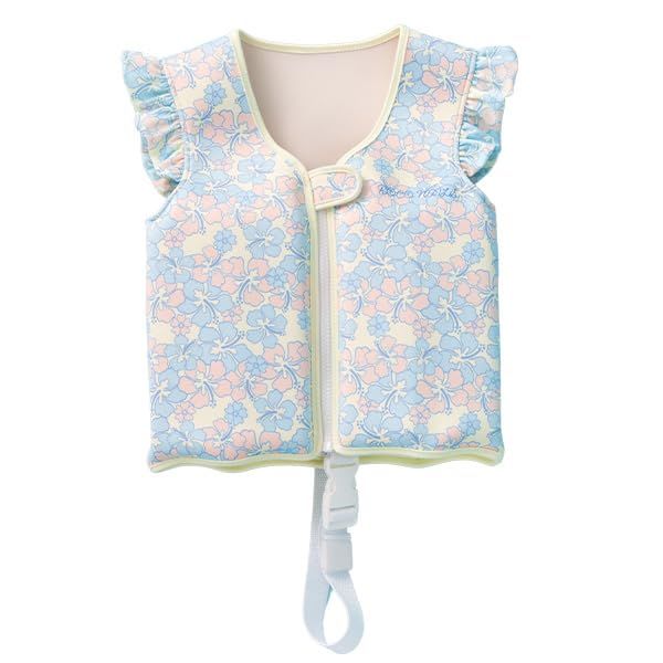 新品 キッズ用スノーケルベスト 子供用 レジャー用(サックスS（100～120cm）)