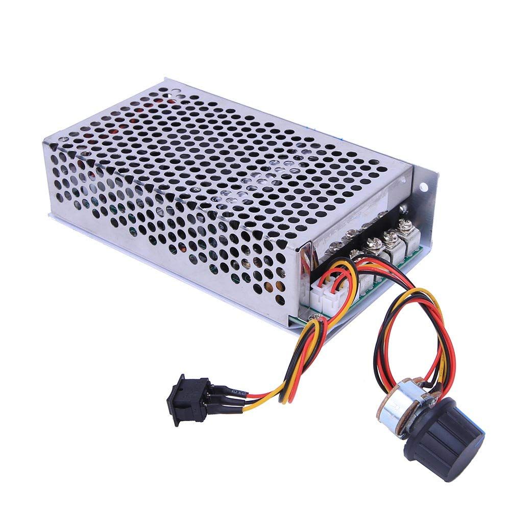 新品 Akozon モータースピードコントローラー 10?50V 100A 5000 DCモーター速度コントローラー PWM制御スイッチガバナー