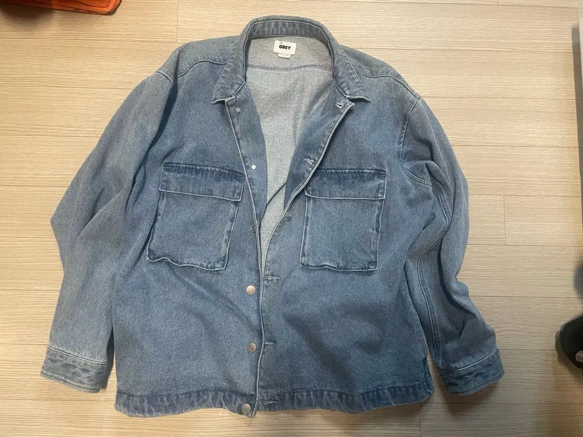 OBEY デニムジャケット オーバーサイズ L
