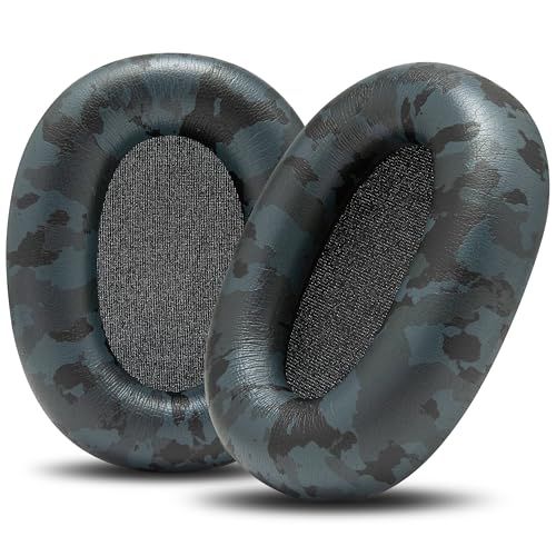 WC PadZ XM6 ? Wicked Cushions製、ソニーWH-1000XM6ヘッドホン用高品質交換用イヤーパッド | 快適性向上、耐久性に PUレザー素材 遮音性 |ブラックカモe 1a1bf53f