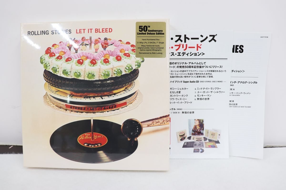 5discs LP Rolling Stones Let It Bleed UIJY75156 ABKCO 未開封 /02800 12,832円