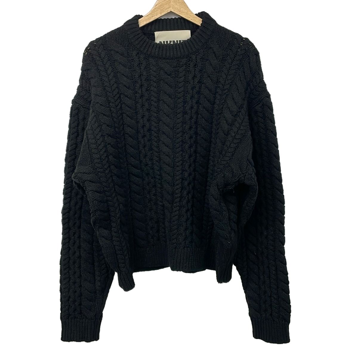 NKNIT(ンニット) 長袖セーター サイズ0 XS レディース美品 黒