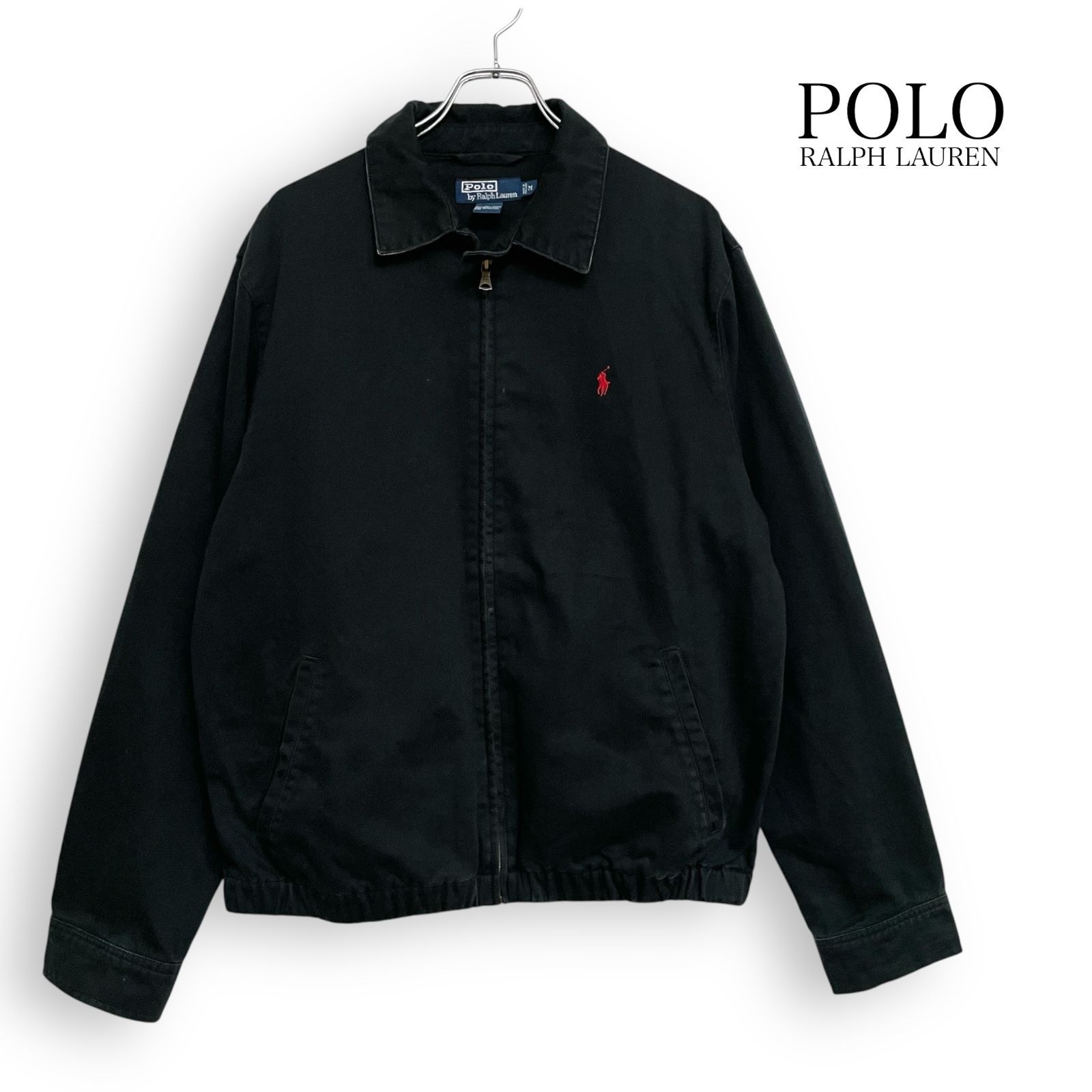 POLO RALPH LAUREN 90s ポロ ラルフローレン スイングトップ ブラック SizeM