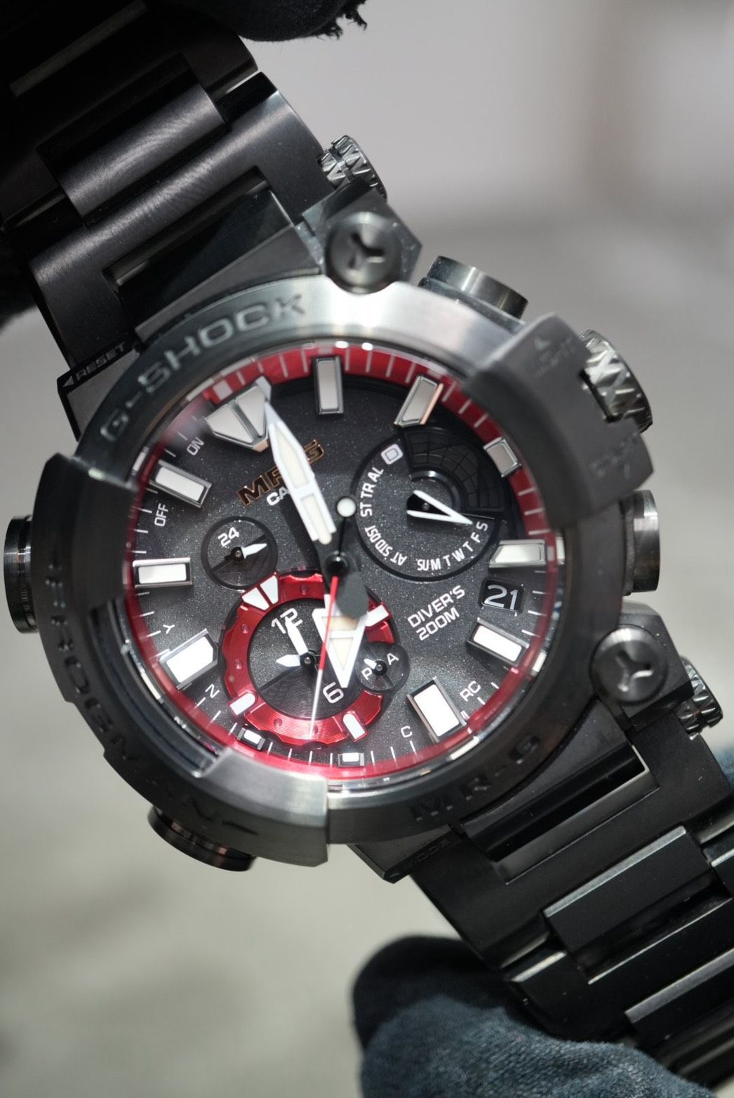 CASIO カシオ G-SHOCK MR-G FROGMAN 2024年7月印 極美品中古 MRG-B1000B-1ADR