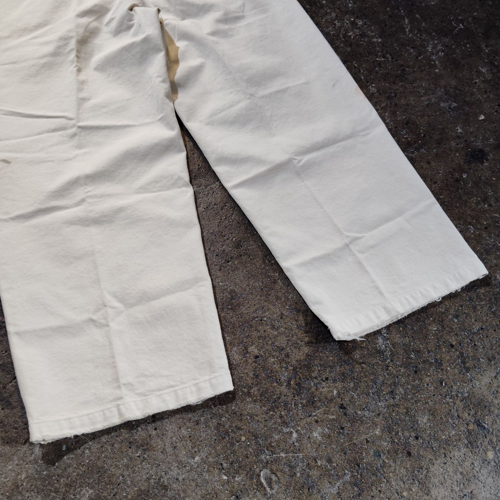ANCELLM 24ss PAINT CHINO TROUSERS ペイント加工 チノ トラウザー