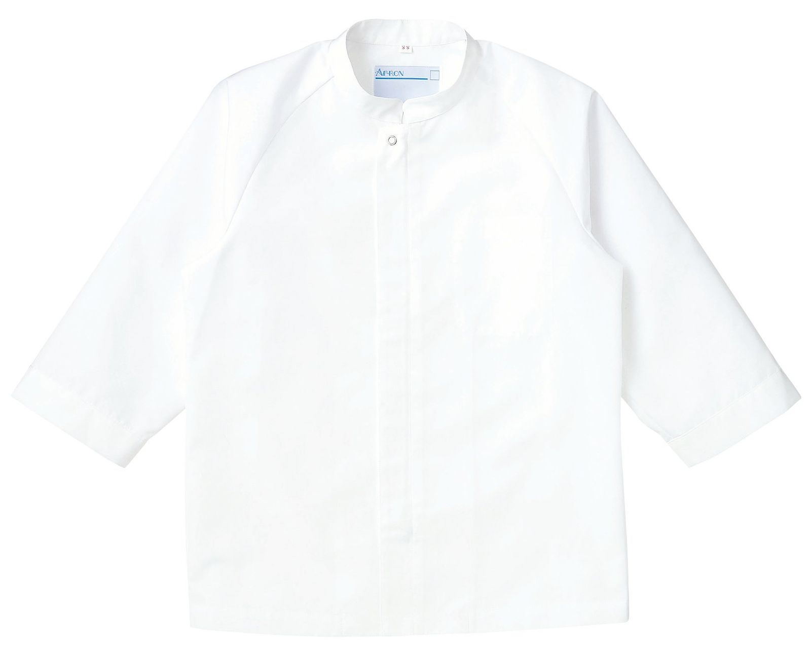 新品 医療/介護ユニフォーム 白衣シャツコート(男女兼用) KAZEN アプロン ホワイト M AP205-10