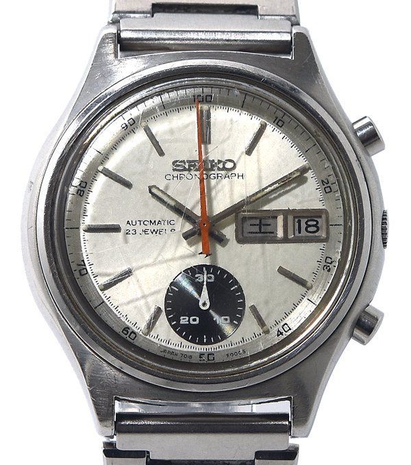SEIKO セイコー パンダ Ref.7018-8000 クロノグラフ 自動巻き メンズ