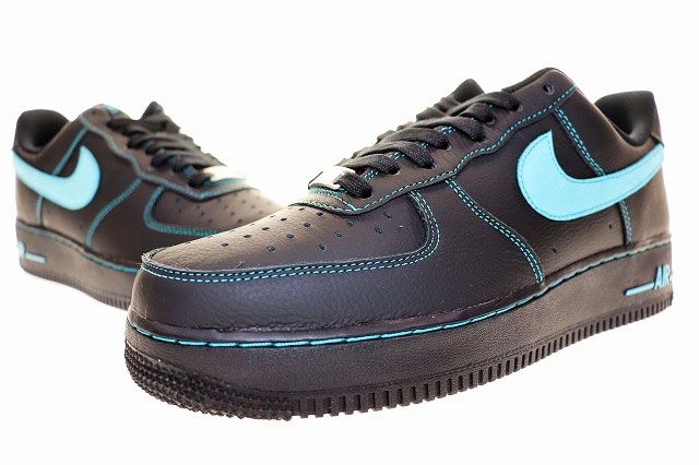 ナイキ NIKE AIR FORCE 1 '07 LV8 BLACK UN TIFFANY 2025 27.5cm HQ2037-002 エア フォース I ロー ブラック アン ティファニー 黒 【ブランド古着ベクトル】【中古】▲■260525