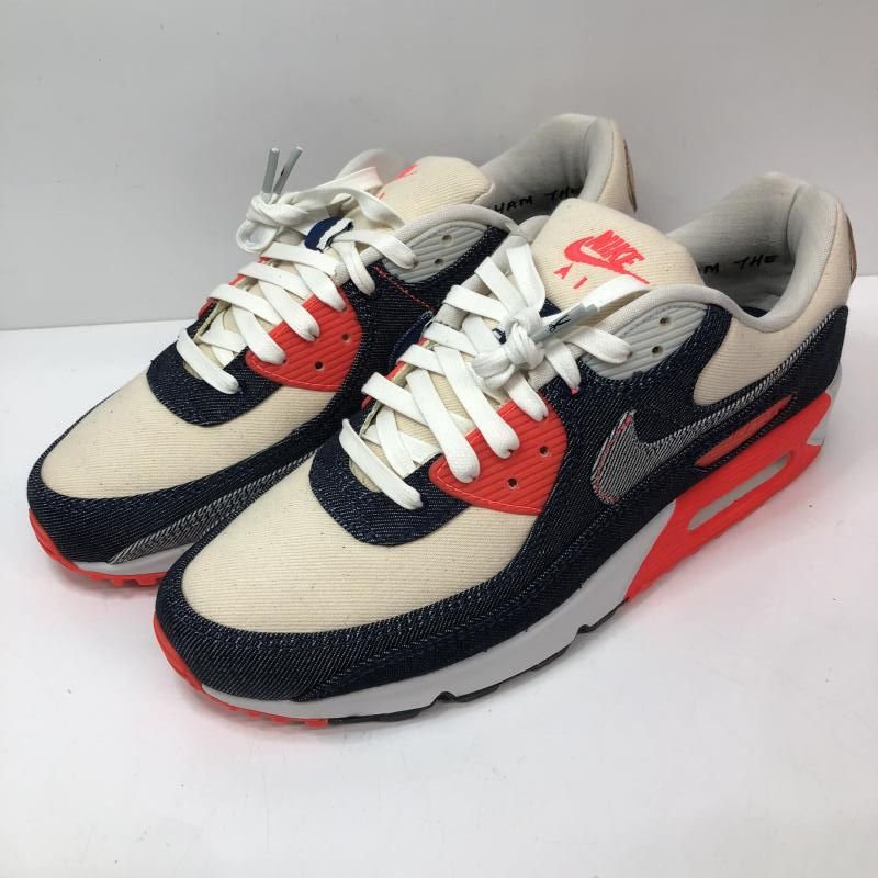 【中古】NIKE AIR MAX 90 × DENHAM INFRARED 28cm CU1646-400 ナイキ エアマックス90[66]