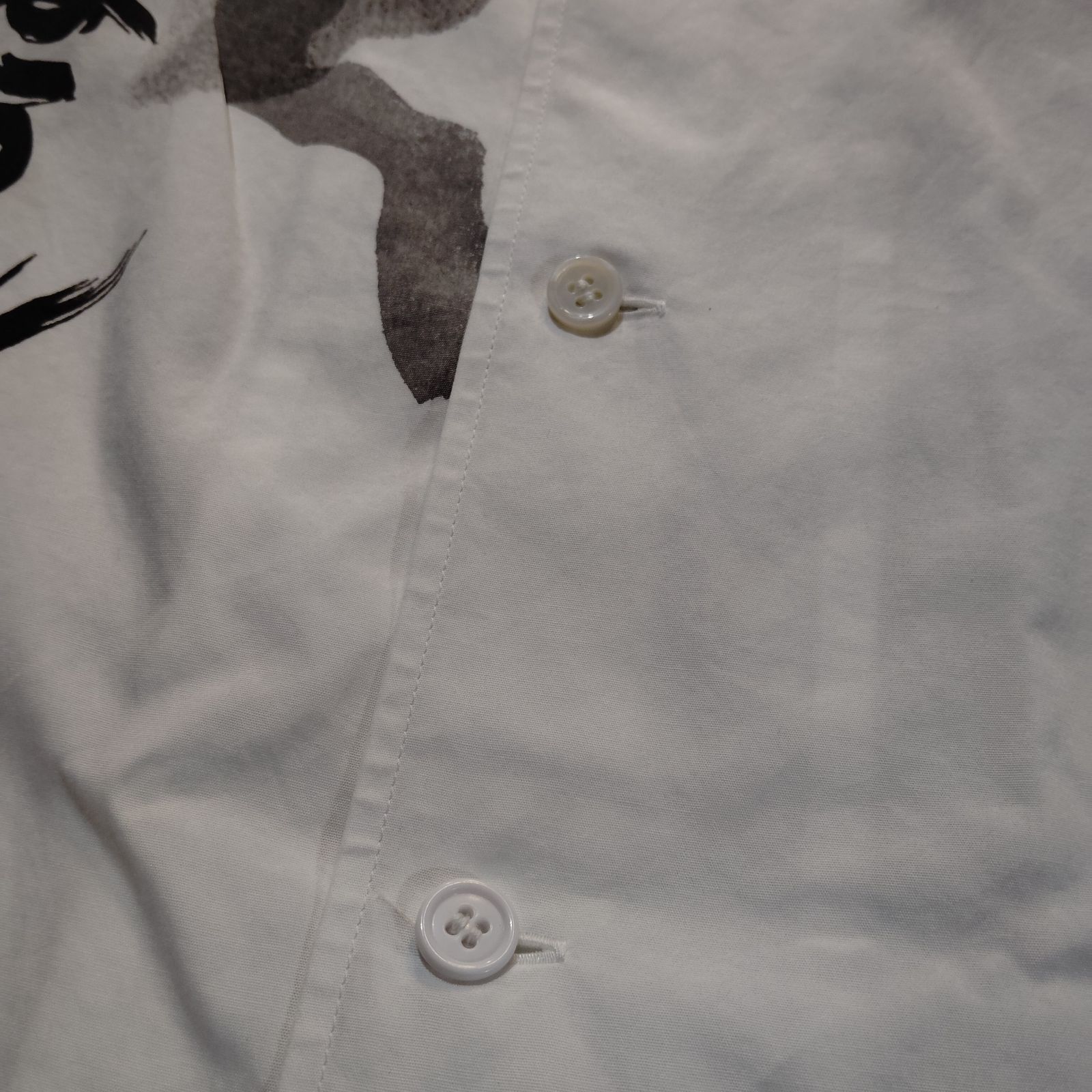 BLACK Scandal Yohji Yamamoto My child Print Big shirt プリント