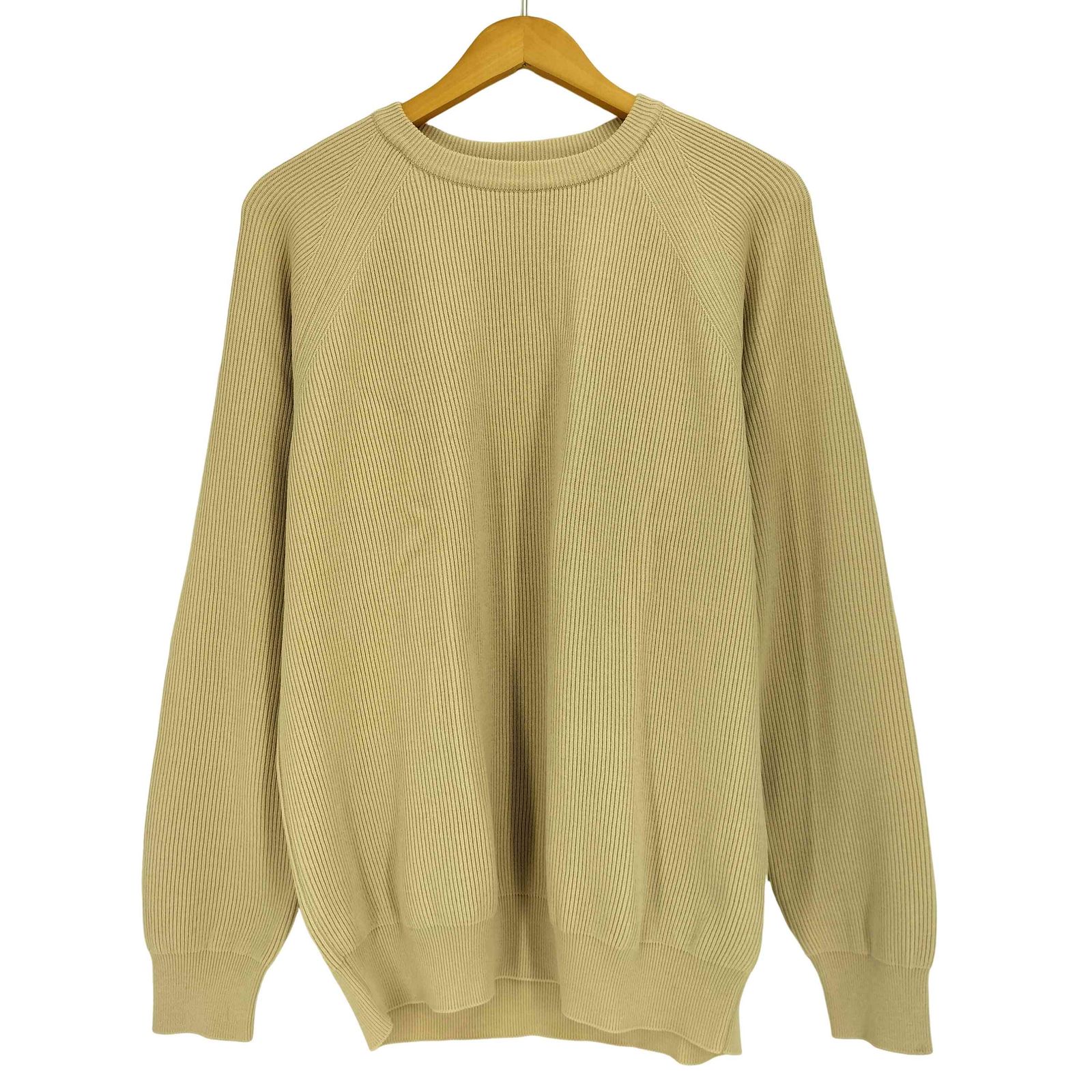 バトナー BATONER HARD TWIST WOOL CREW NECK ハードツイストウール クルーネックニット メンズ JPN：2