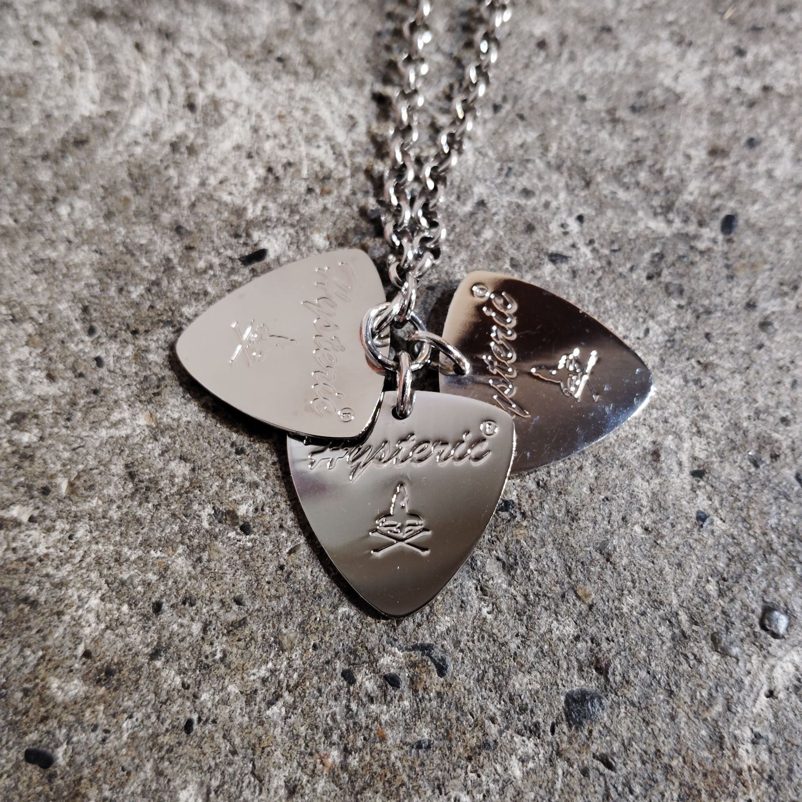 HYSTERIC GLAMOUR WOMAN ON SKULL PICK ネックレス シルバー