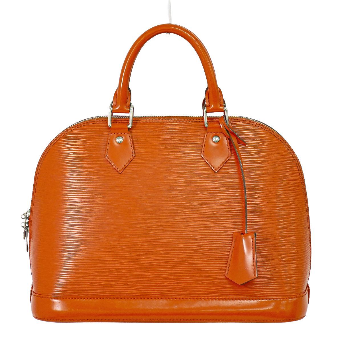 本物 ルイヴィトン LOUIS VUITTON LV アルマ エピ レザー ハンドバッグ