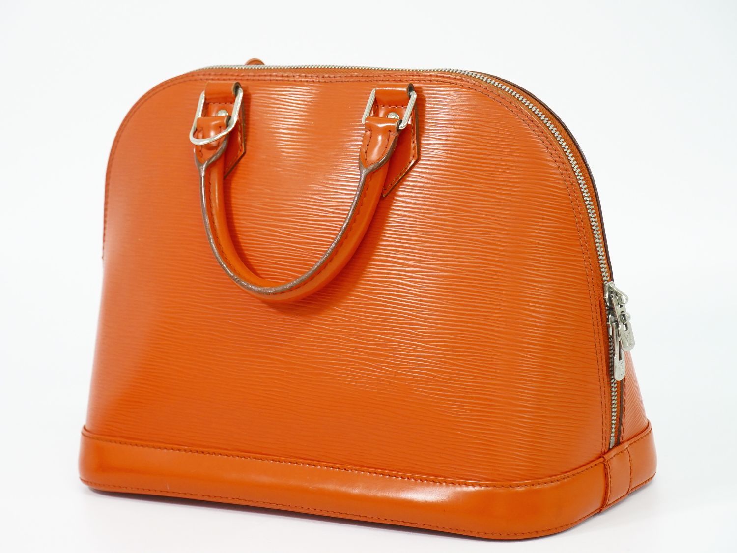 本物 ルイヴィトン LOUIS VUITTON LV アルマ エピ レザー ハンドバッグ
