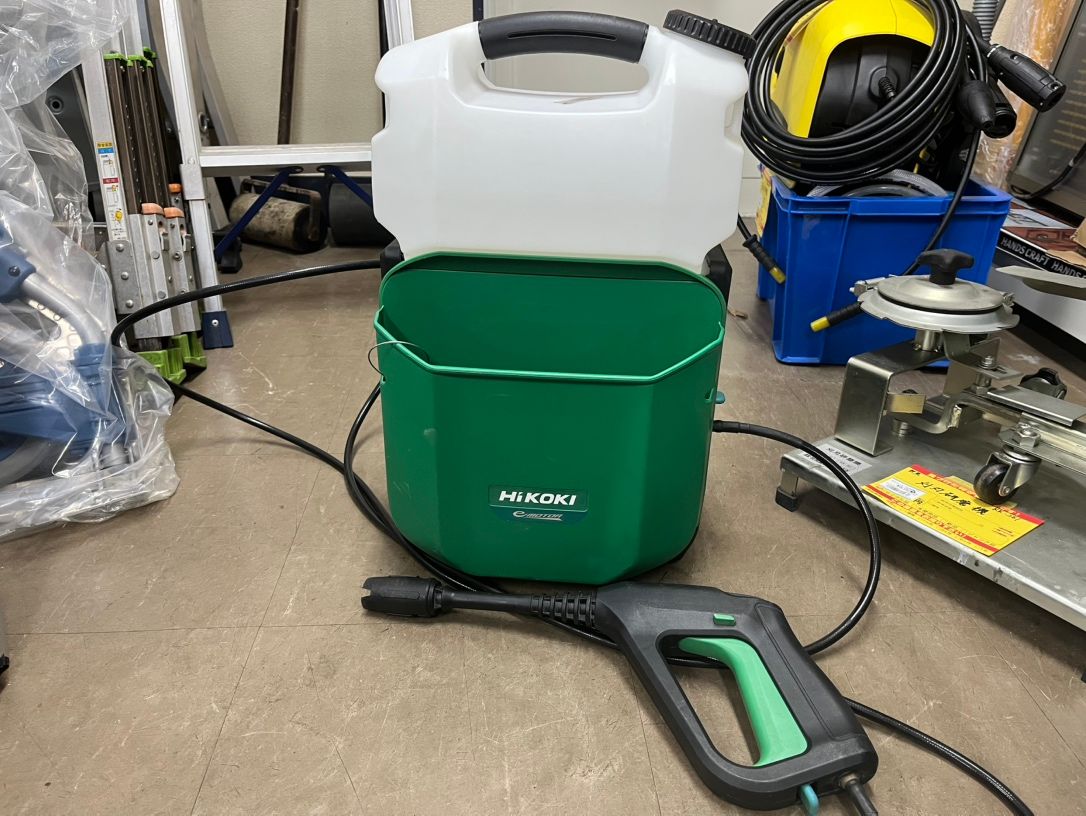 ▼【引取限定】Hikoki ハイコーキ AW14DBL(NN) 高圧洗浄機 ８L 本体のみ 14.4V対応【ハンズクラフト博多店】【中古】