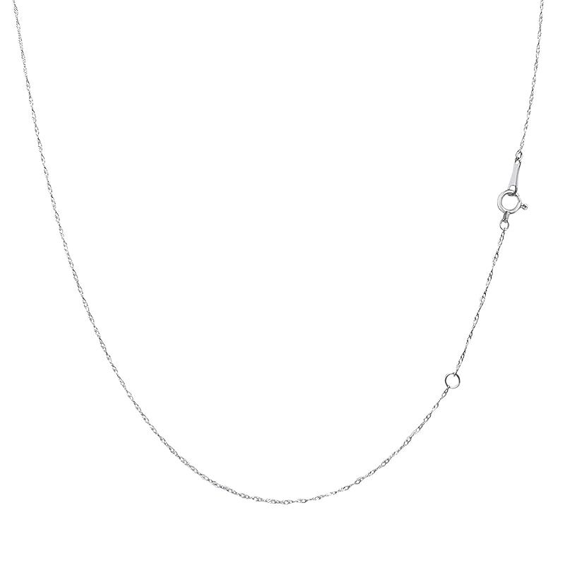 [ララクリスティー] ネックレス チェーン スクリュー Pt850 プラチナ 線径0.12 幅 約 0.8mm 長さ 40cm lc97-0043-pt-012-40