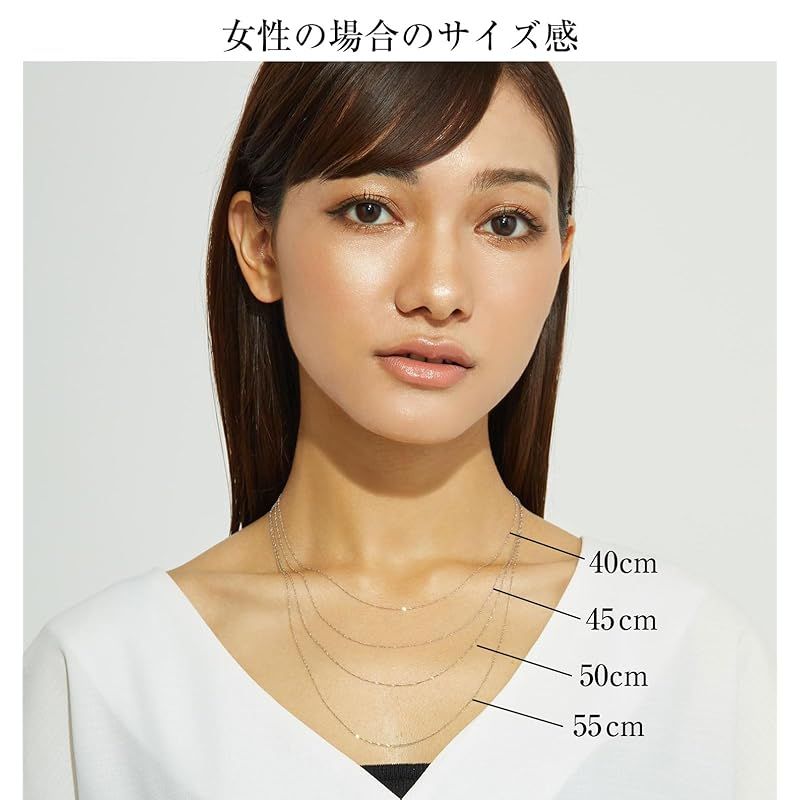ララクリスティー] ネックレス チェーン スクリュー Pt850 プラチナ 線